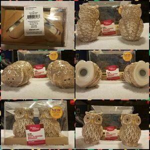 Limited edition ceramic salt and paper set